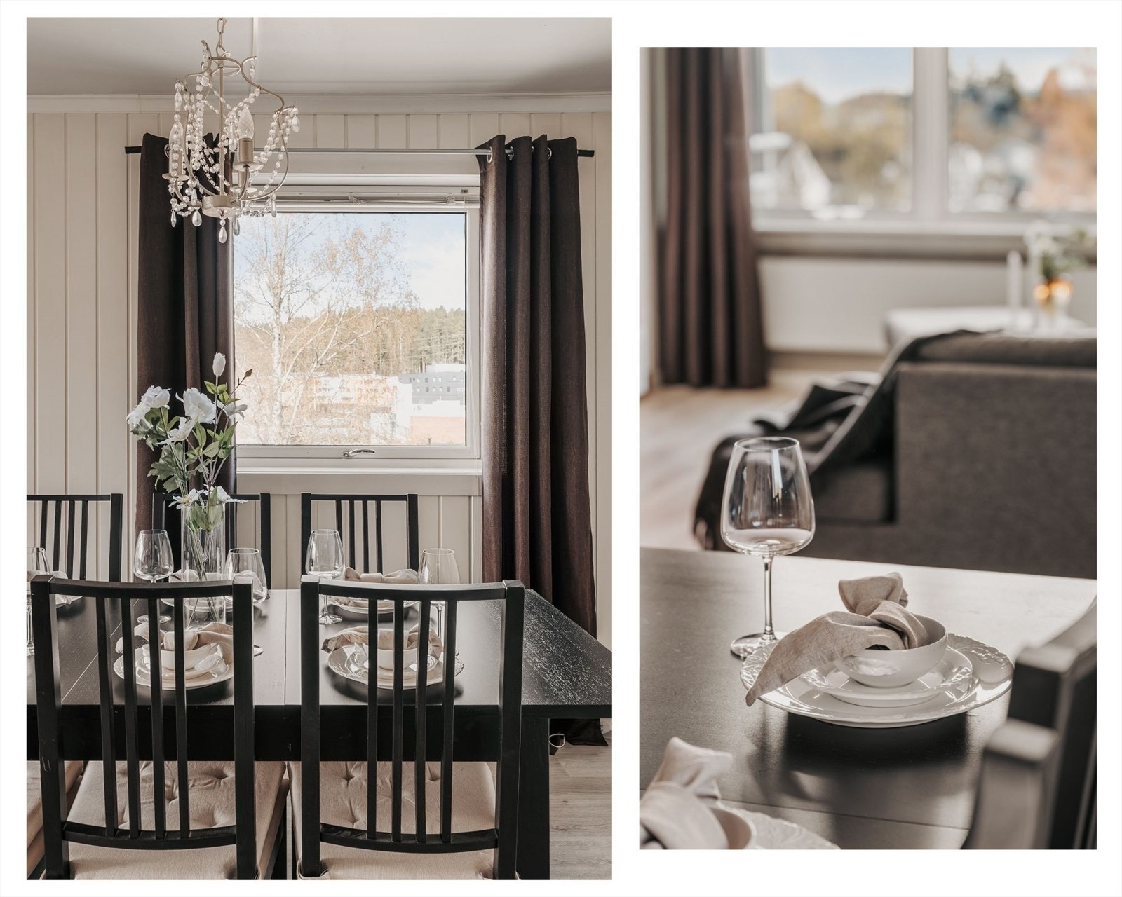 Her kan man invitere venner og familie på hyggelige middager. Galleribilde