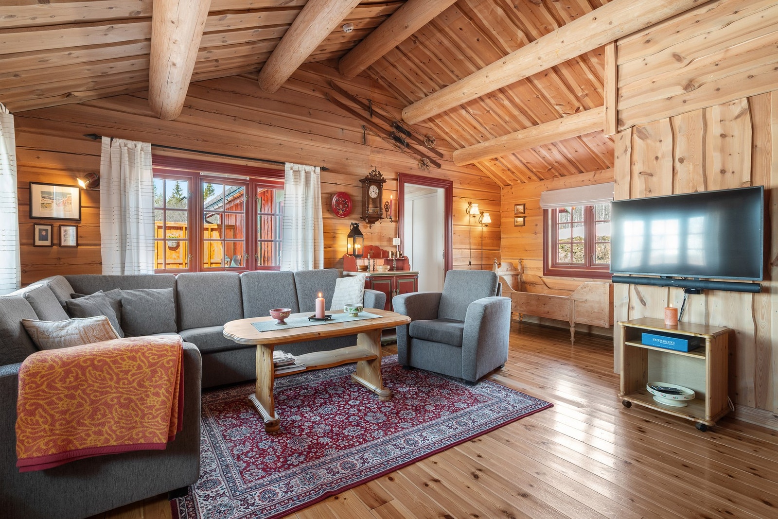 Stuen er på 29m². Galleribilde
