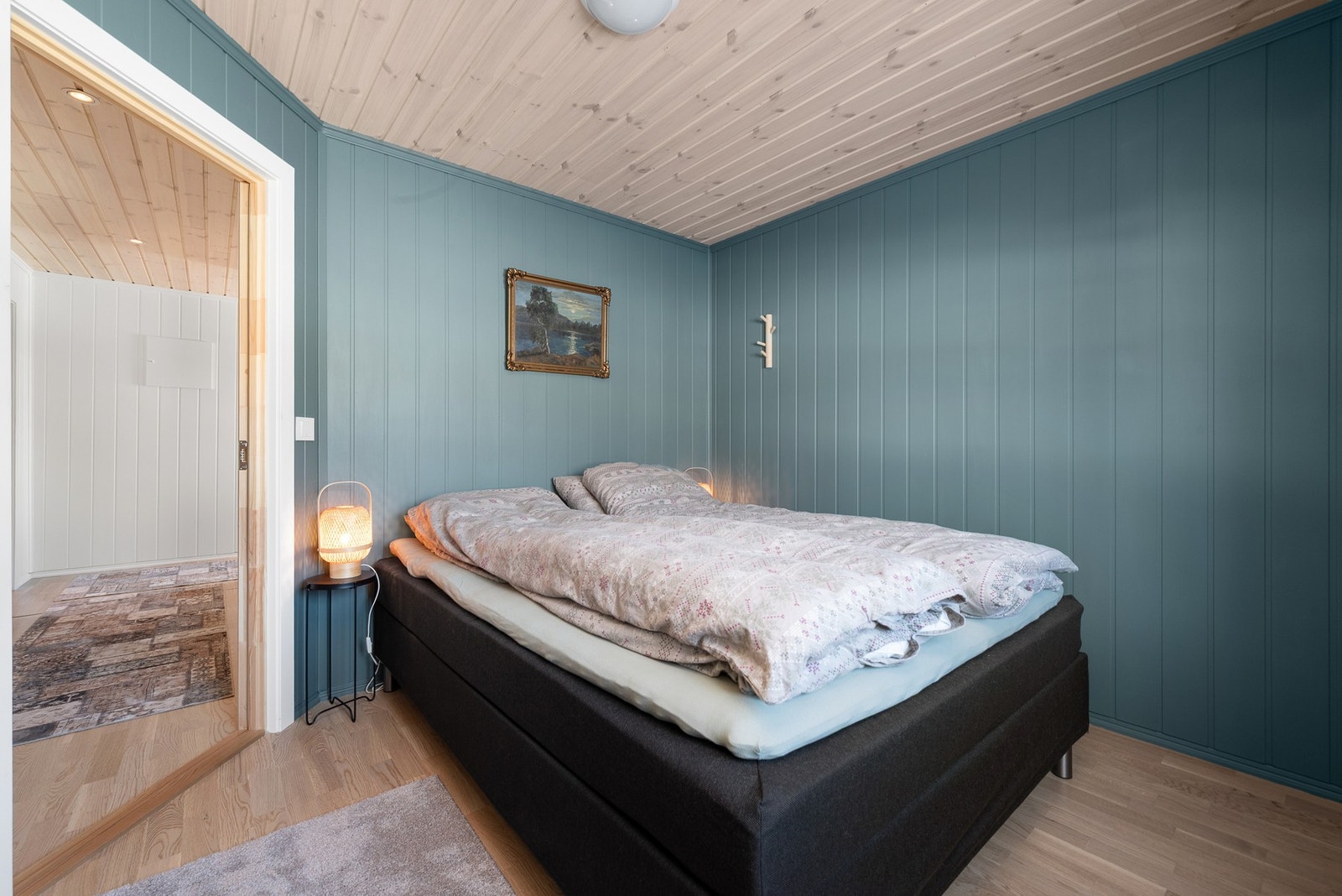 Soverom 3 er på 8,5m². Påbygg fra 2025. Galleribilde
