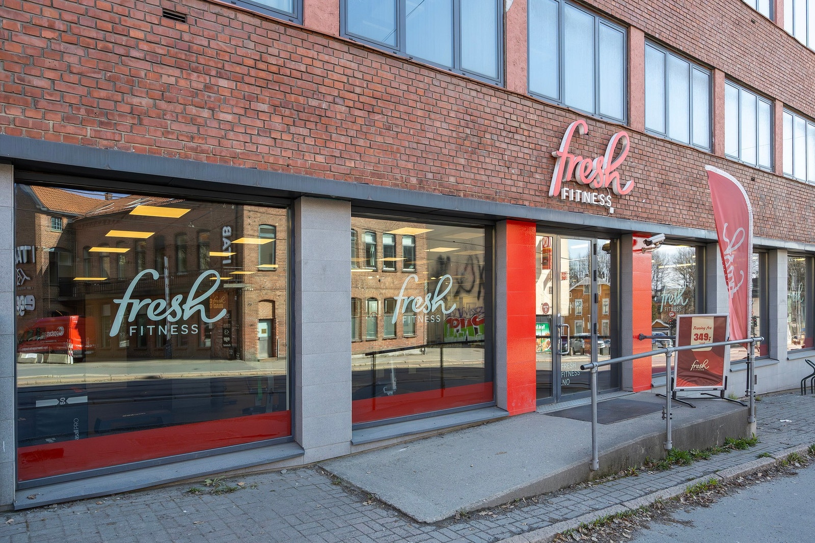 Fresh Fitness ligger i nabolaget. Galleribilde