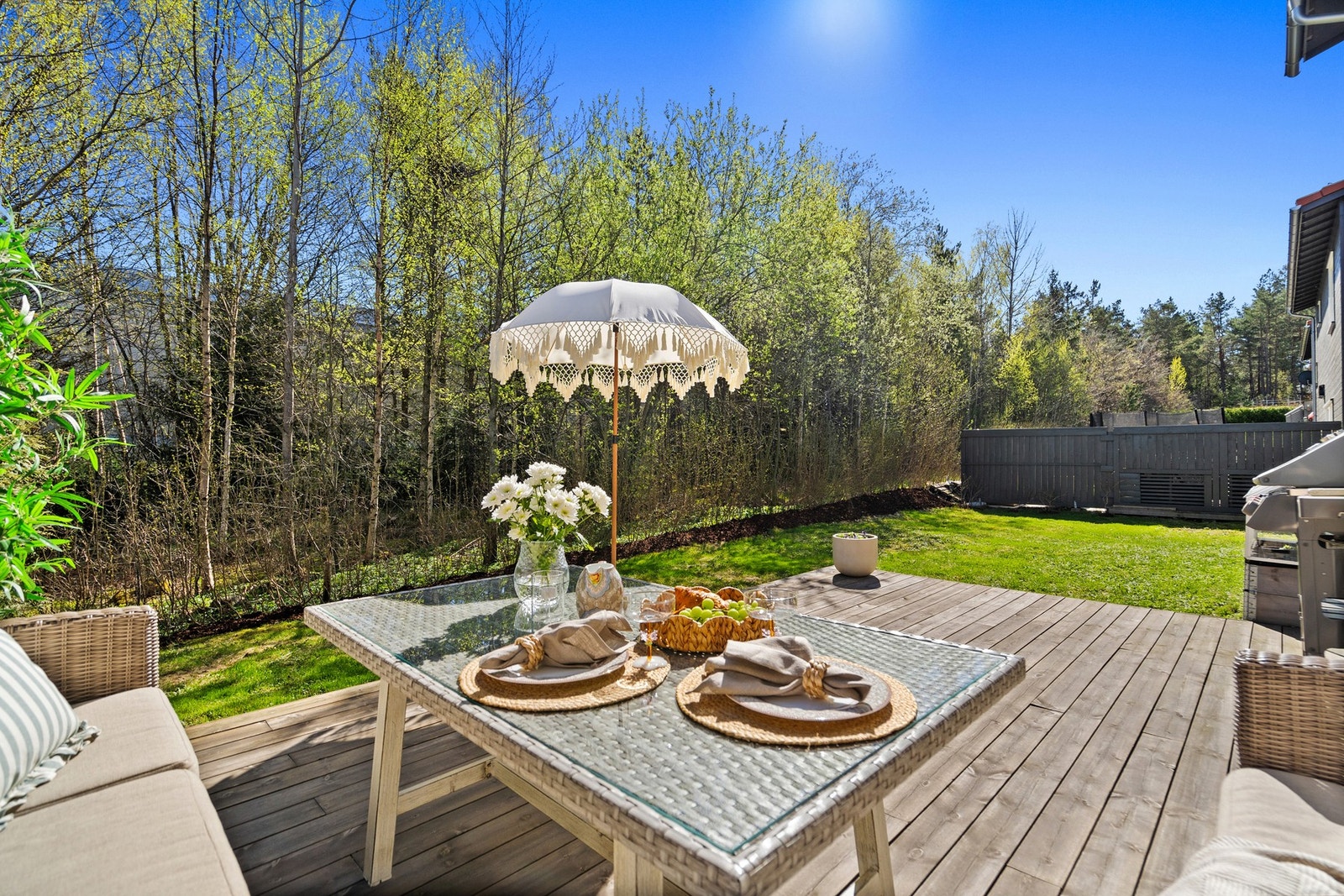 Frokost terrasse Galleribilde