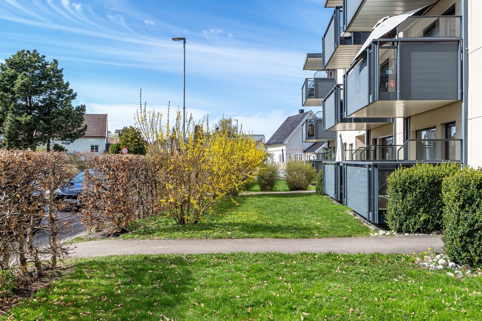 Fine fellesområder, her fra inngangspartiet Galleribilde