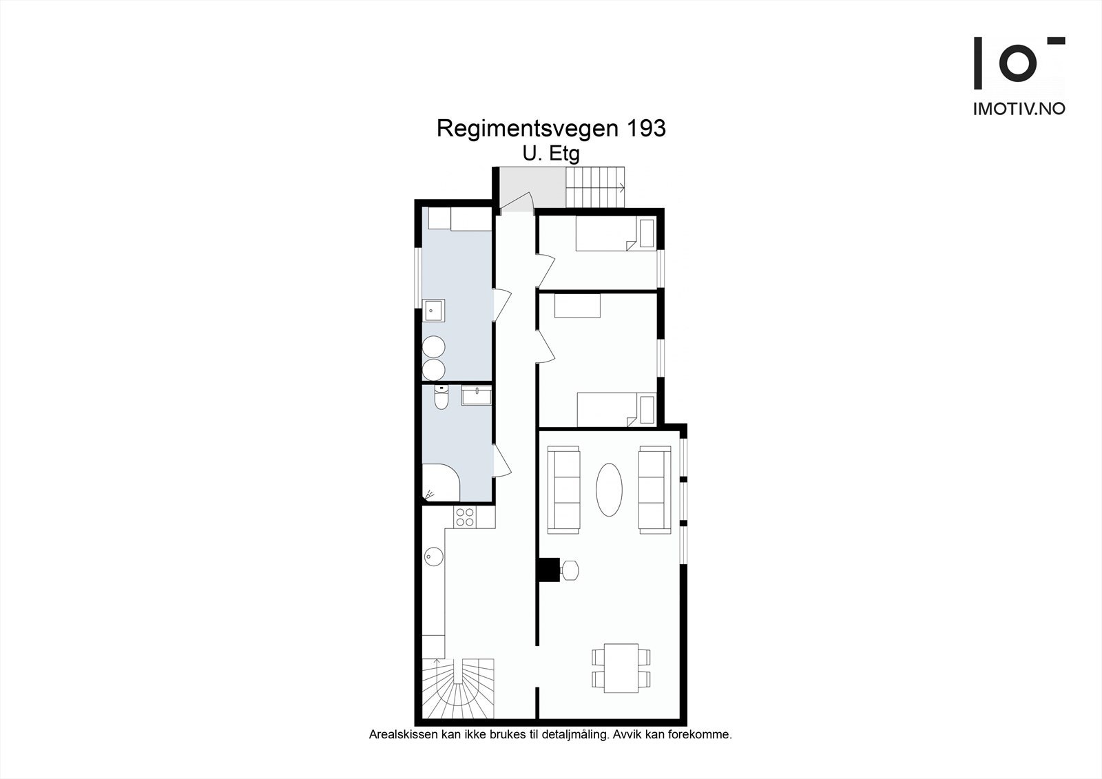 Plantegning underetasje Galleribilde