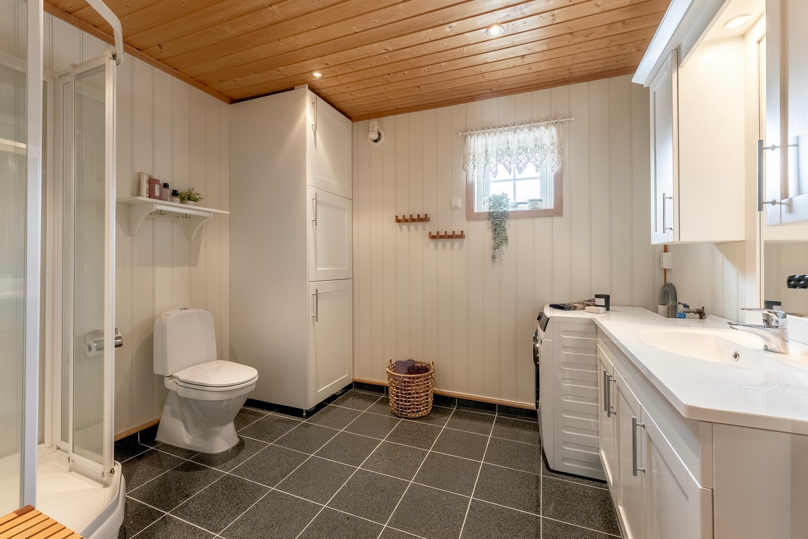 Badet har "alt" man trenger. Galleribilde