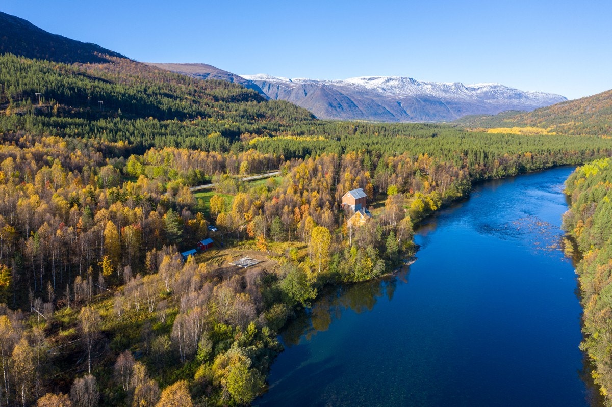 Eiendommen har fiskerett i Reisaelva