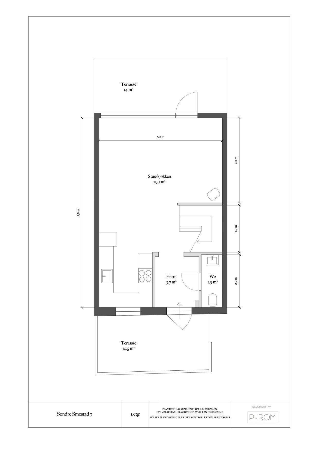 God planløsning i 1. etg. Galleribilde