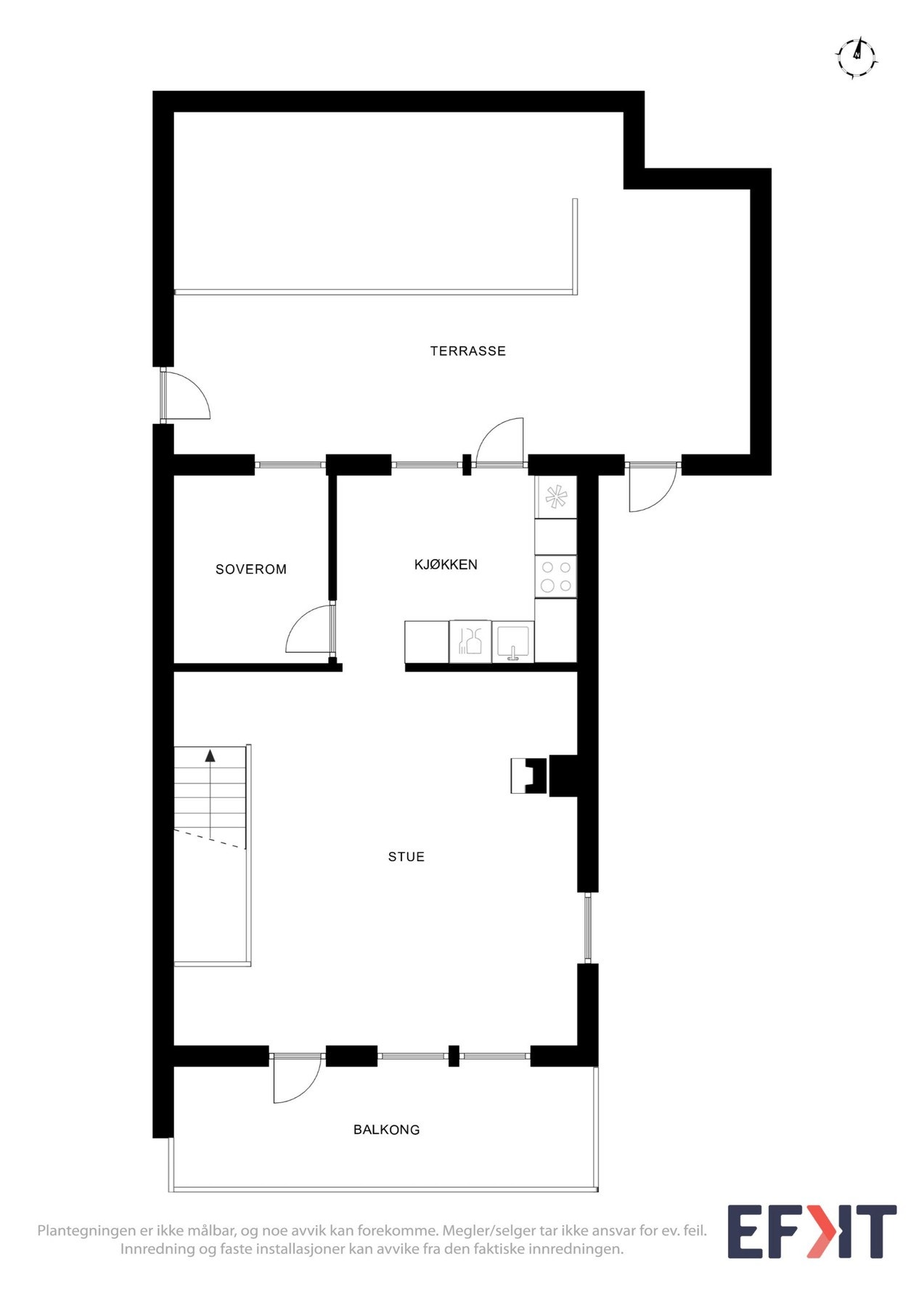 - Planskisse hovedetasje - Galleribilde
