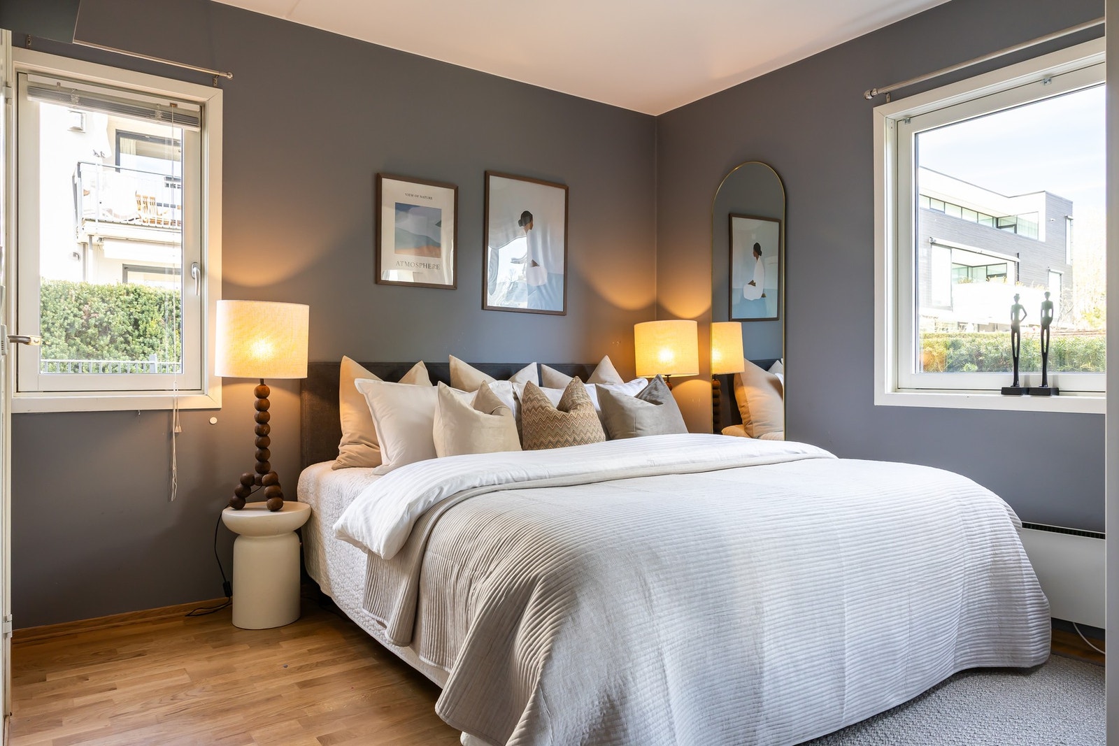 Hovedsoverom har god plass til dobbeltseng. Galleribilde