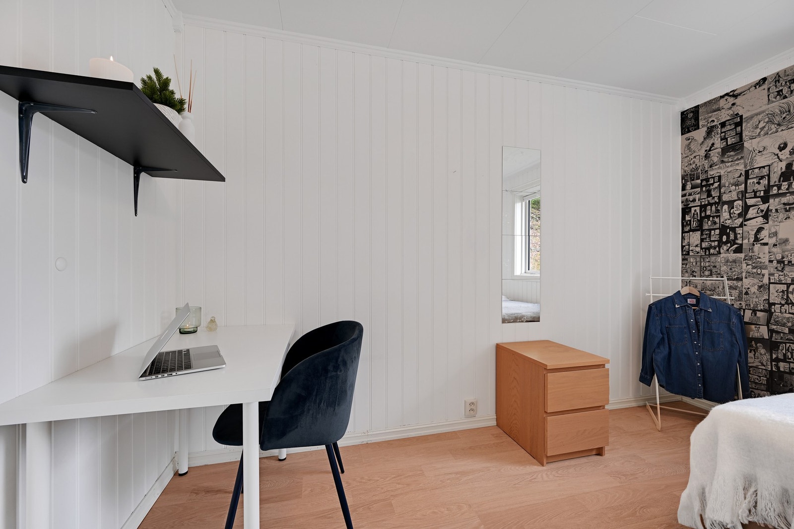 Dette er fleksible rom som passer perfekt til barnerom eller kontor Galleribilde