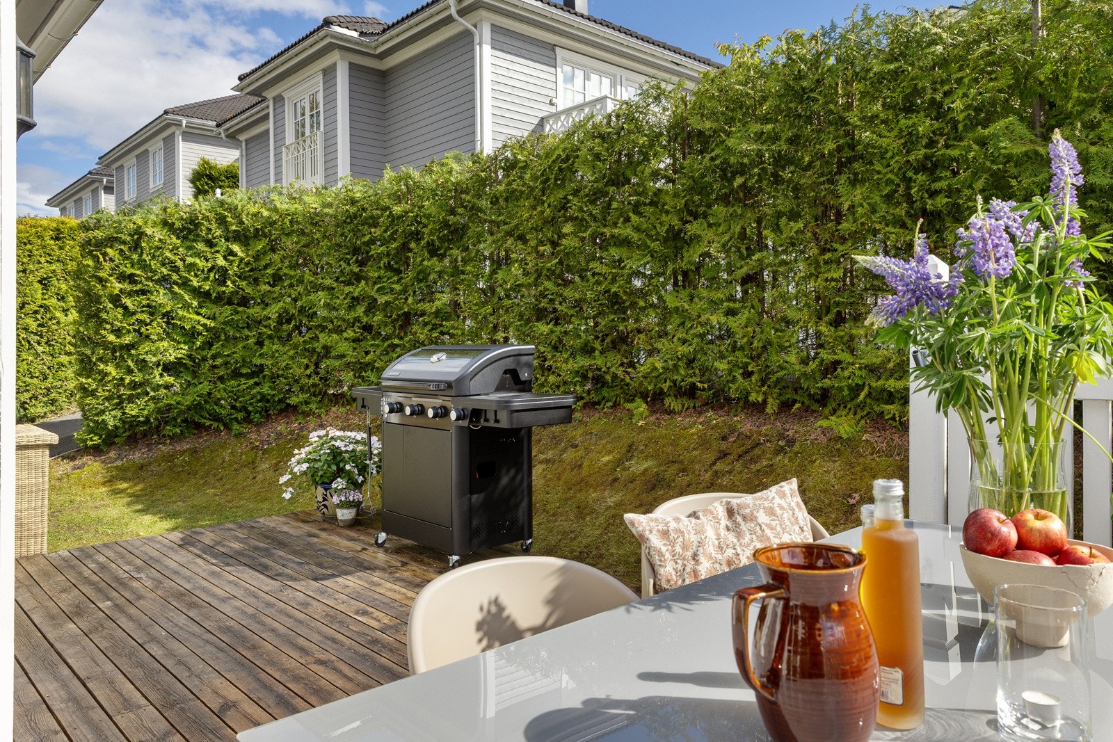 Skjermet terrasse Galleribilde