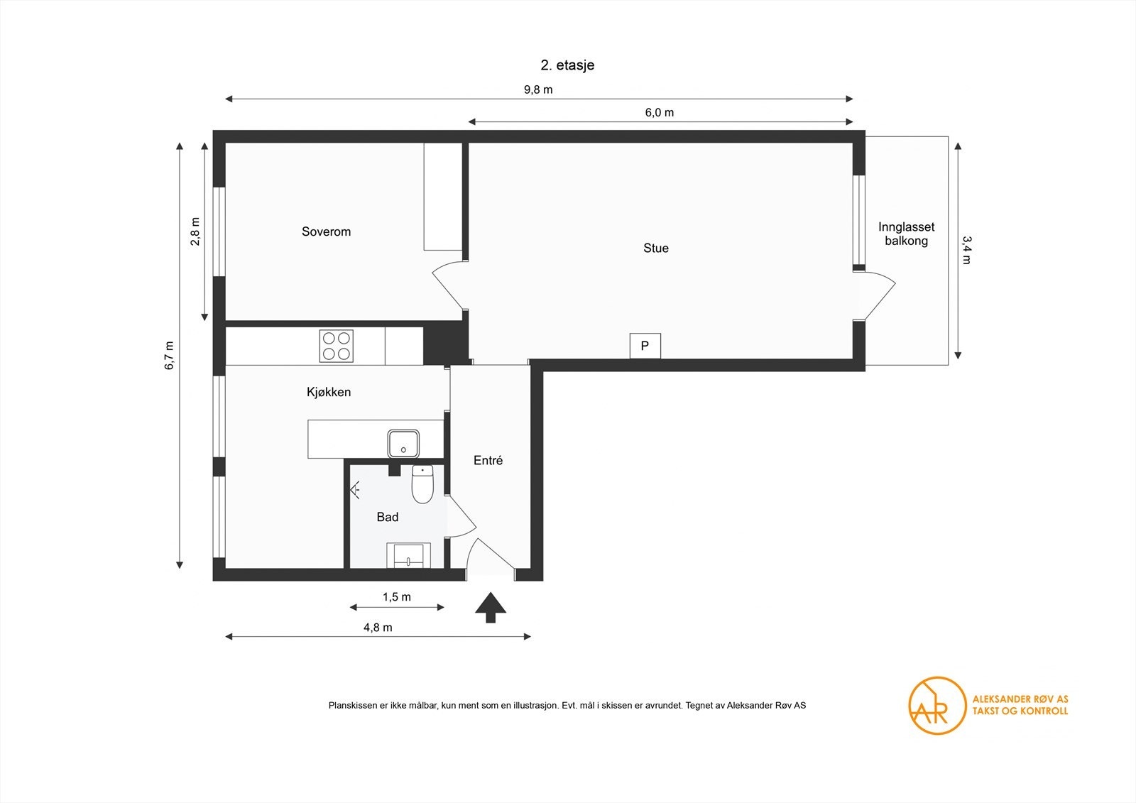 Plantegning Galleribilde