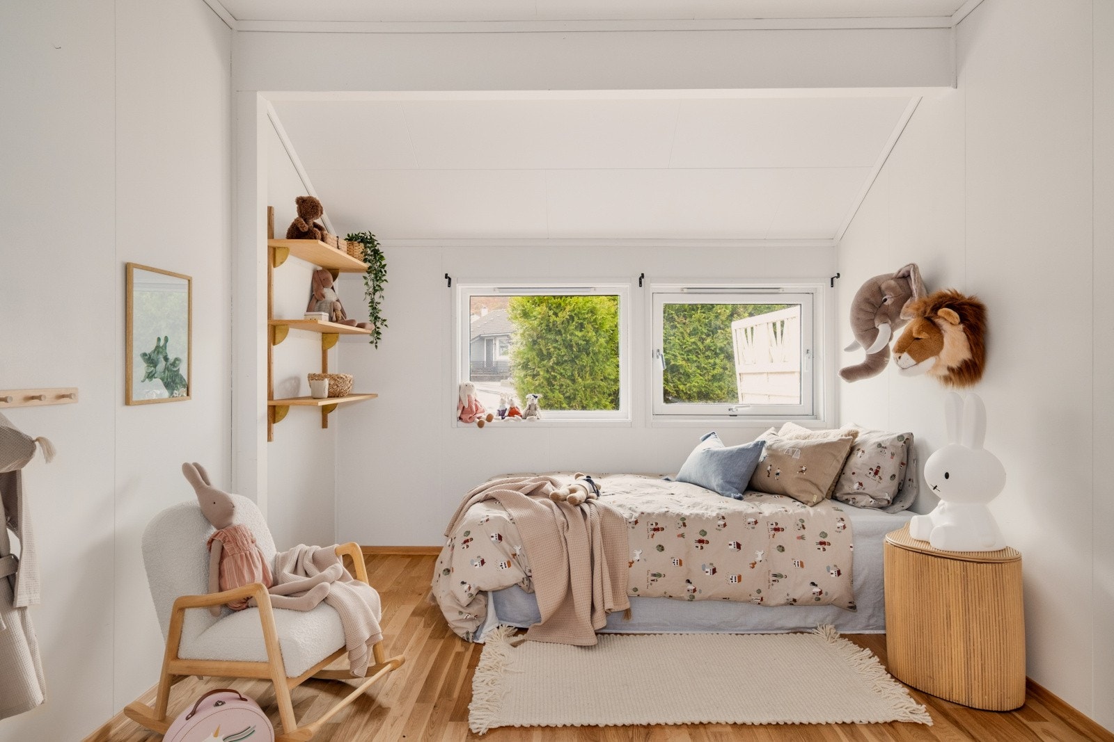 Det andre soverommet er på 10 m² og egner seg godt som barnerom, gjesterom eller kontor. Galleribilde