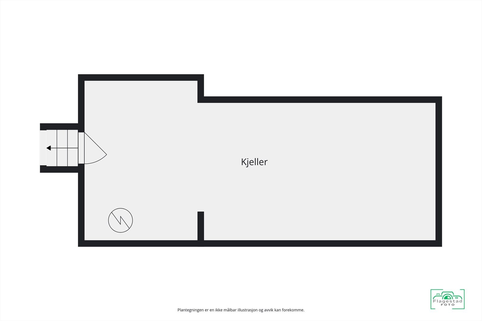 Plantegning kjeller Galleribilde