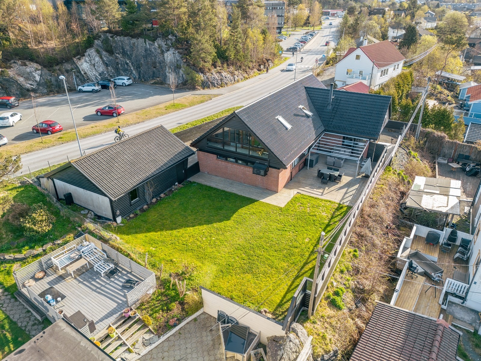 Dronefoto Galleribilde