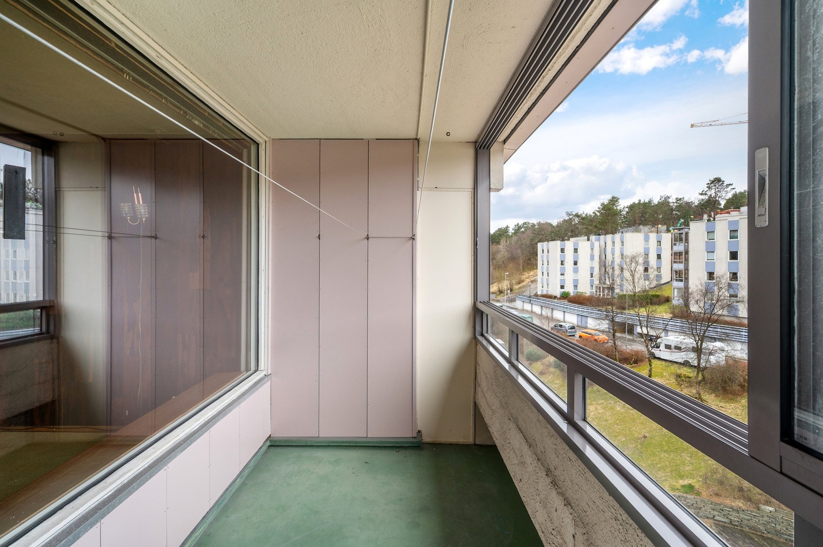 Balkongen vender mot nordvest Galleribilde