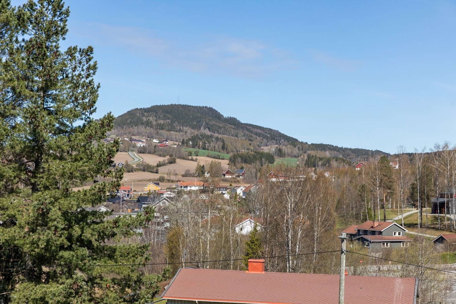 Utsikt fra verandaen. Galleribilde