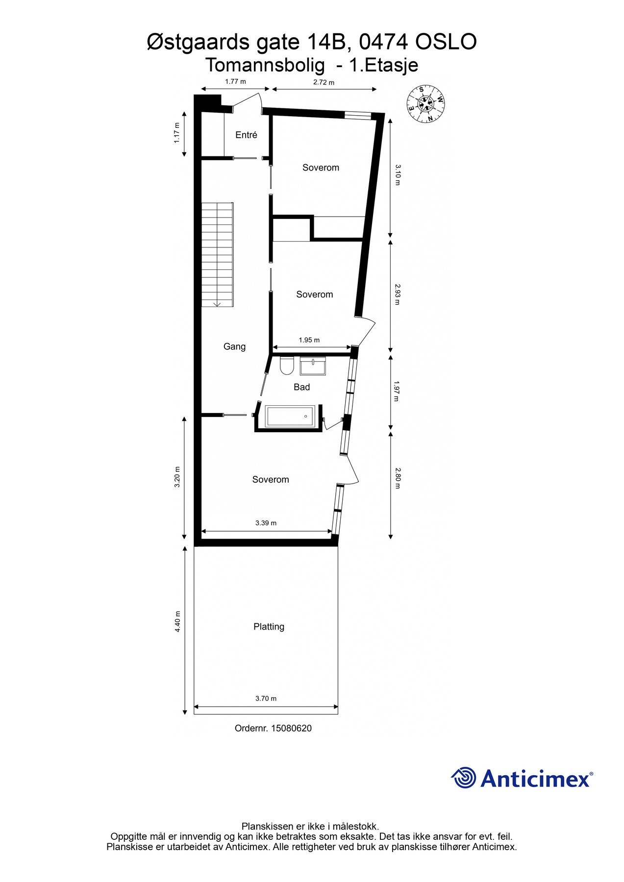Plantegning 1. etasje. Galleribilde