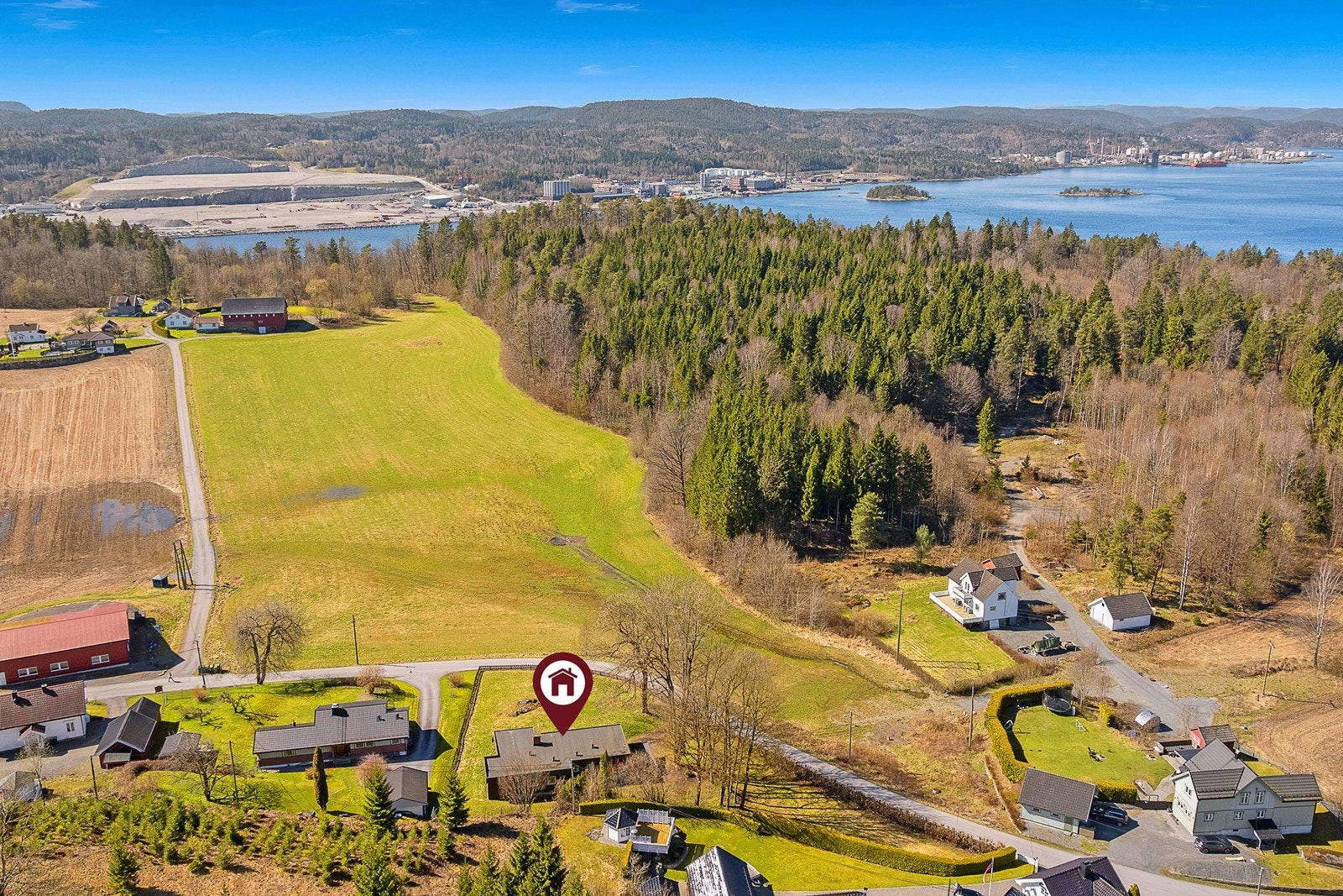 Dronefoto Galleribilde