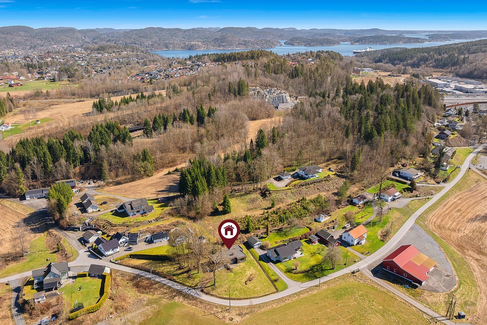 Dronefoto Galleribilde