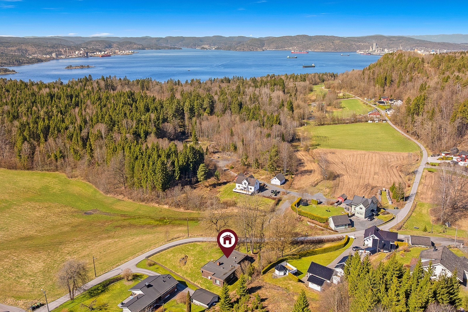 Dronefoto Galleribilde