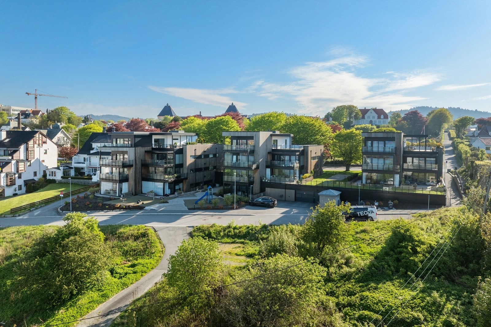 Borettslaget har flott beliggenhet med gangavstand til sentrum Galleribilde