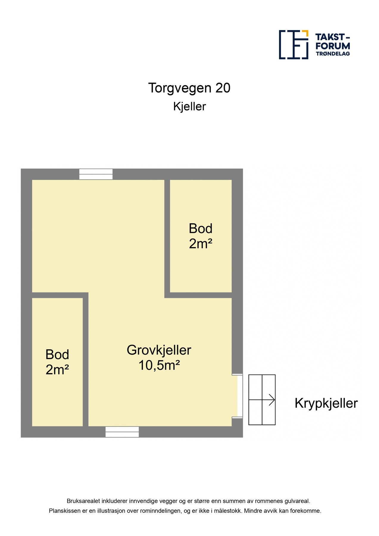 Plantegning - Kjeller. Galleribilde