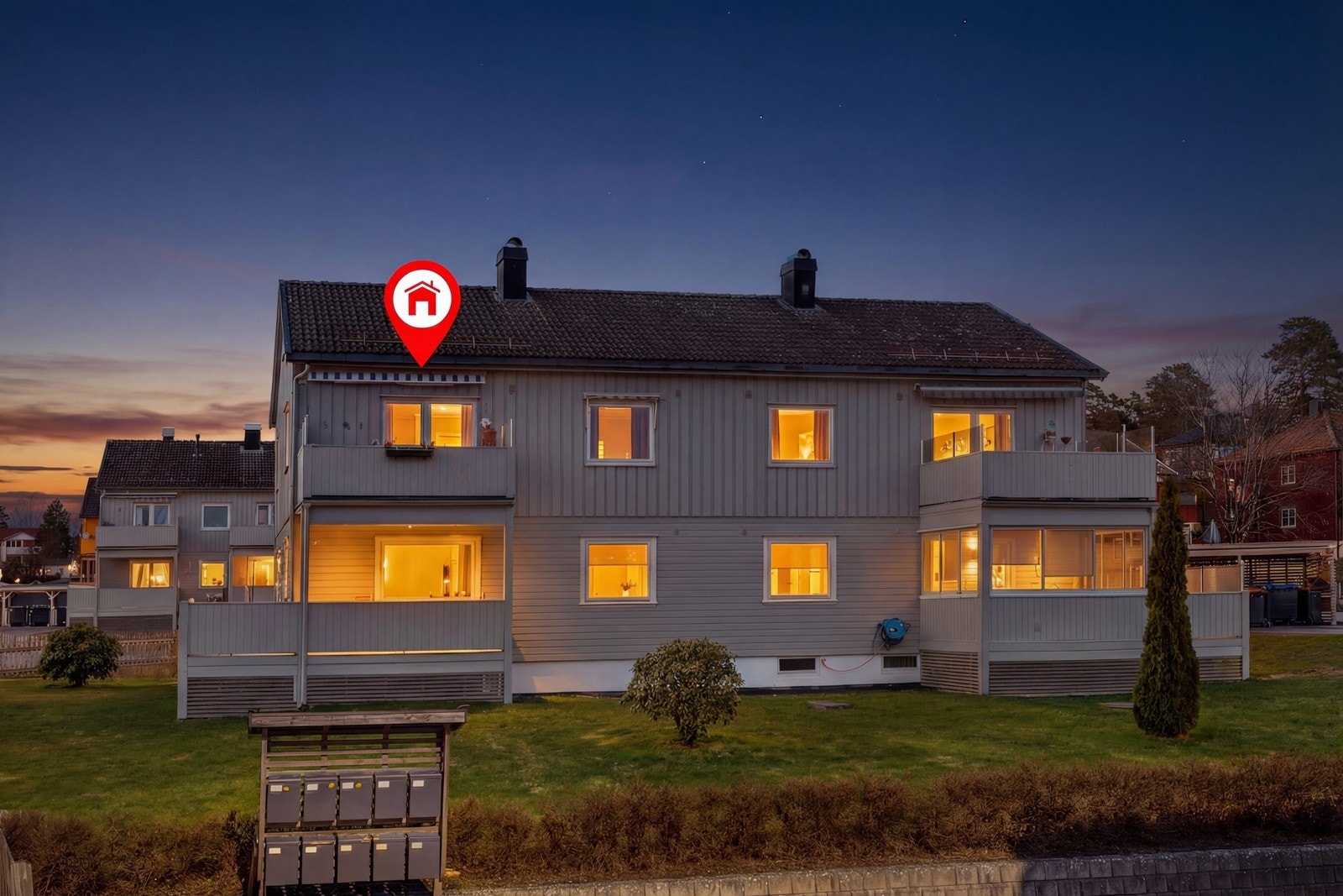 Kveldsbilde Galleribilde