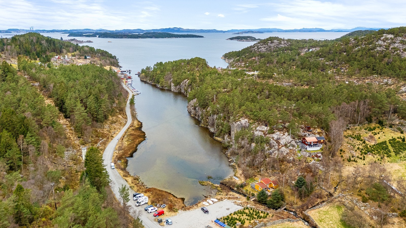 Dronebilde Galleribilde