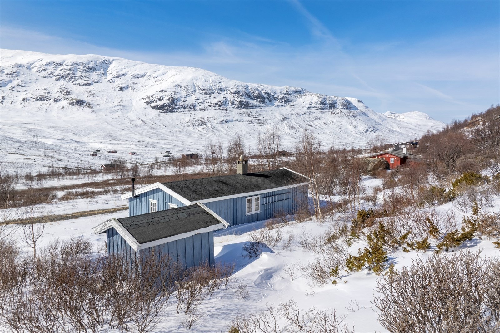 Frå bustaden tek det deg ca. 30 minuttar til både Hemsedal Skisenter og Tyin-Filefjell Skisenter. Galleribilde