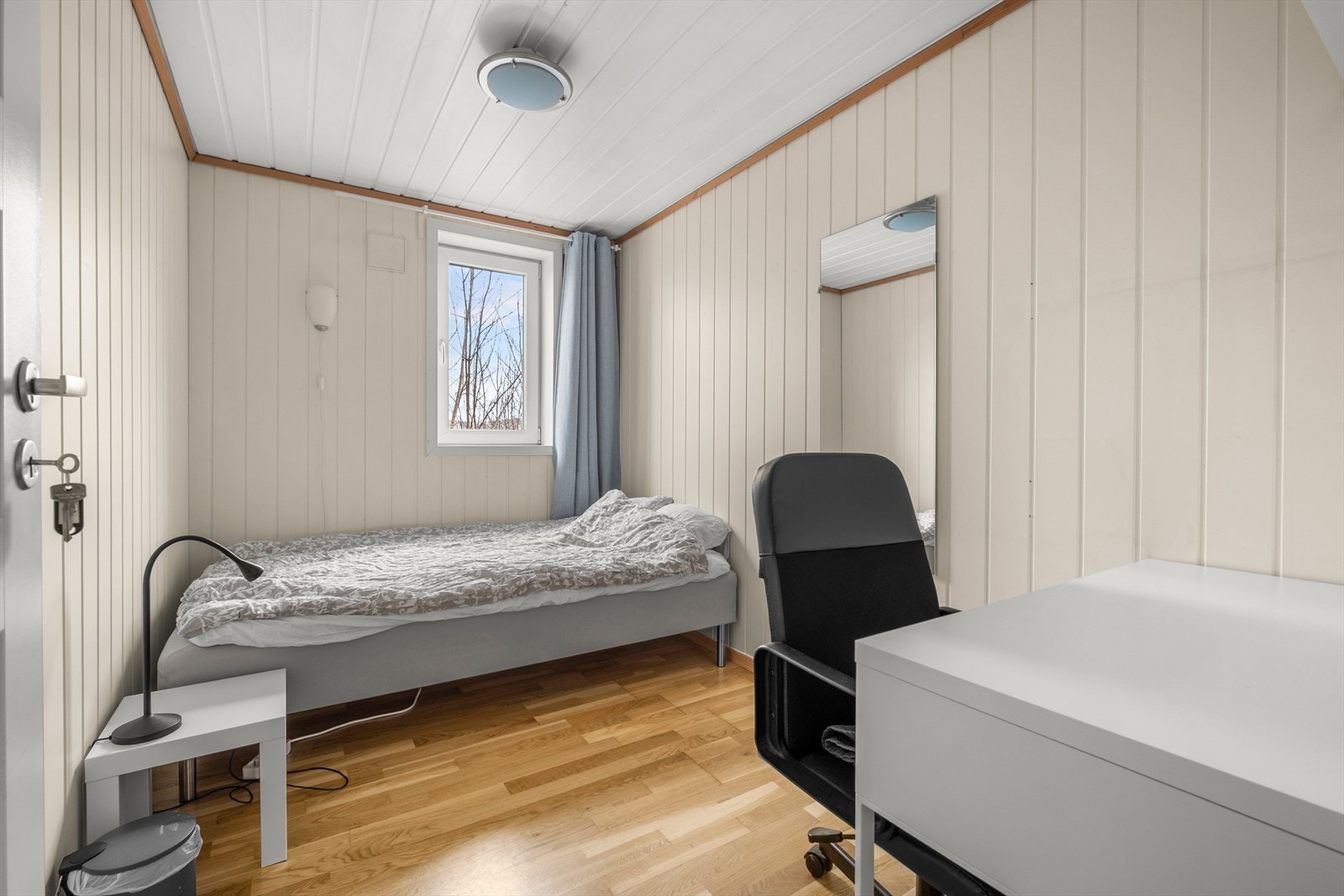 Her er det god plass til dobbeltseng og annet ønsket møblement. Galleribilde