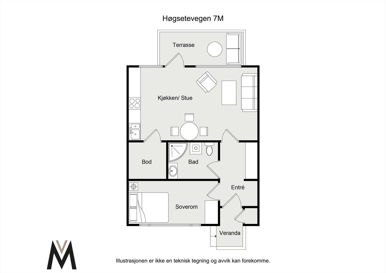 Plantegning Galleribilde