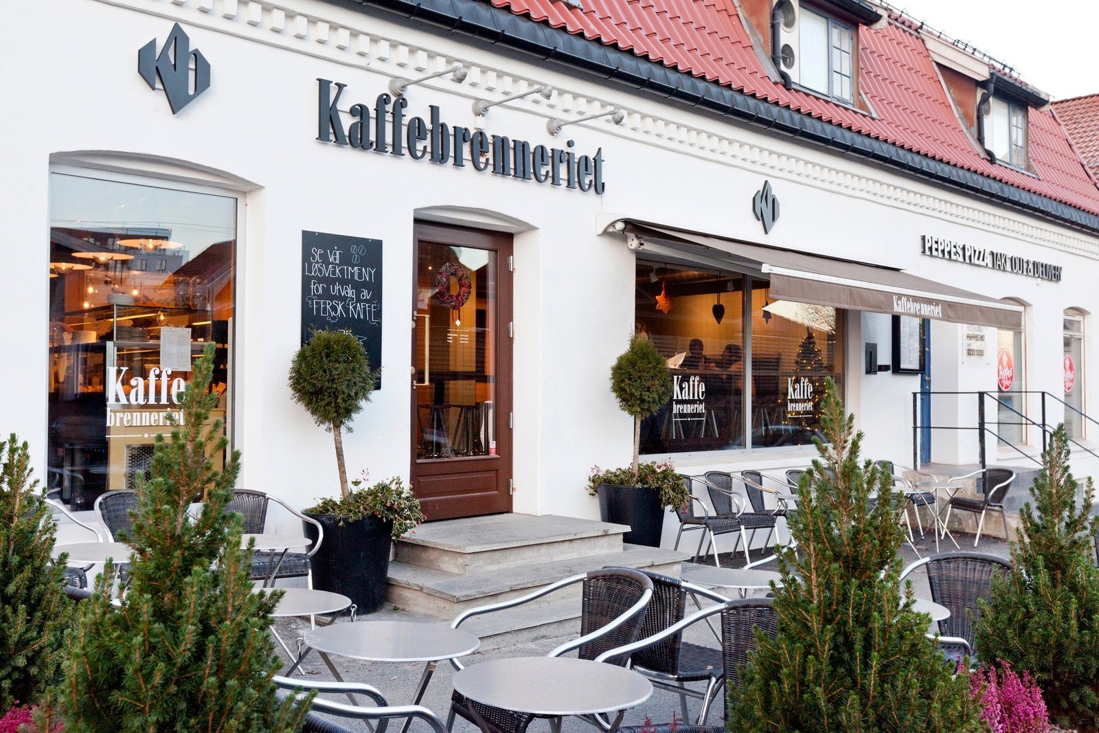 Hyggelig kafé - perfekt for kopp nybrent kaffe i rolige omgivelser. Galleribilde