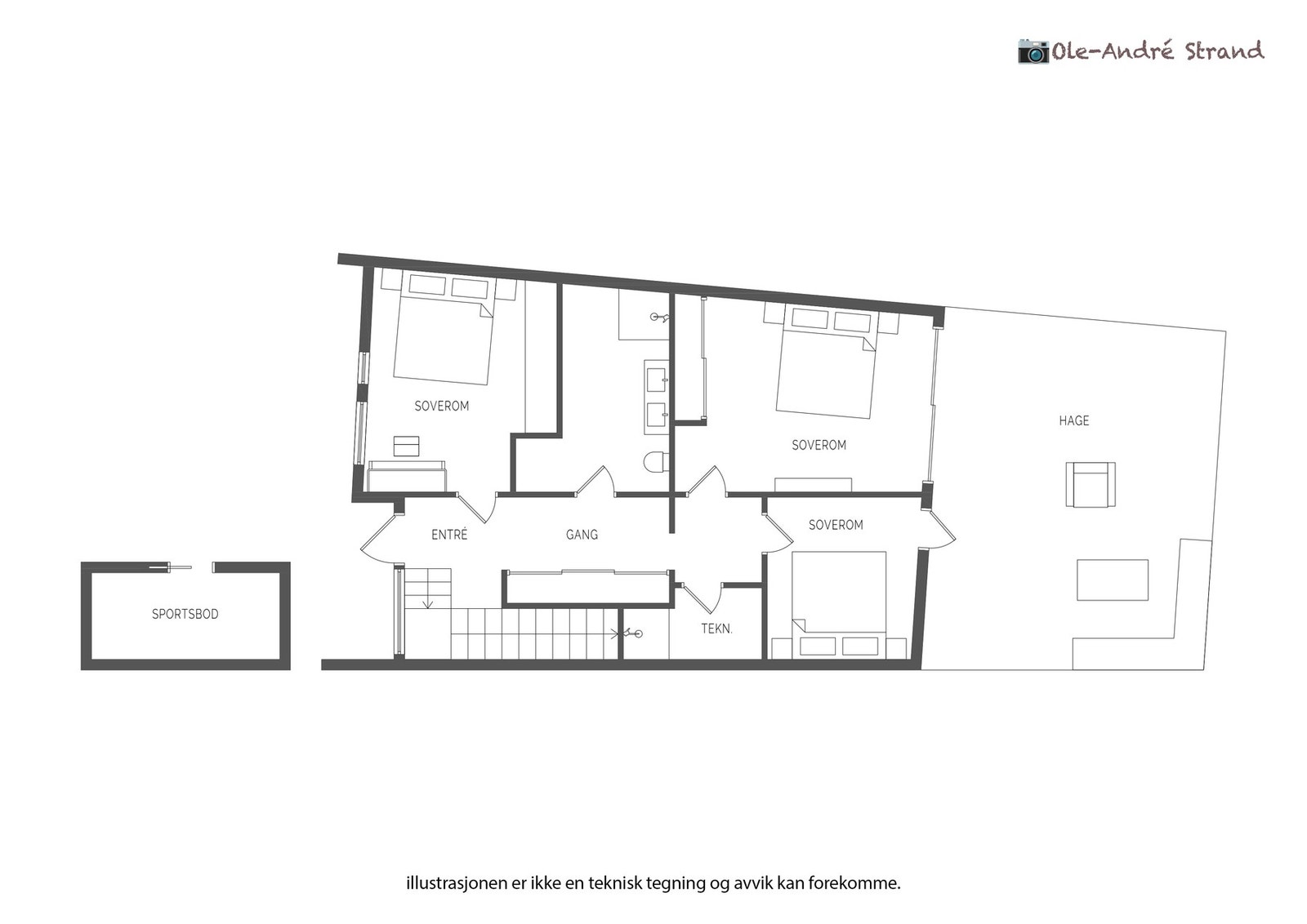 Plantegning - 1.etg Galleribilde
