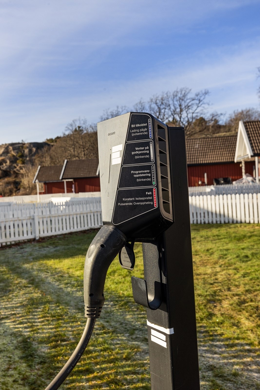 Parkeringsplass med mulighet for lading. Galleribilde