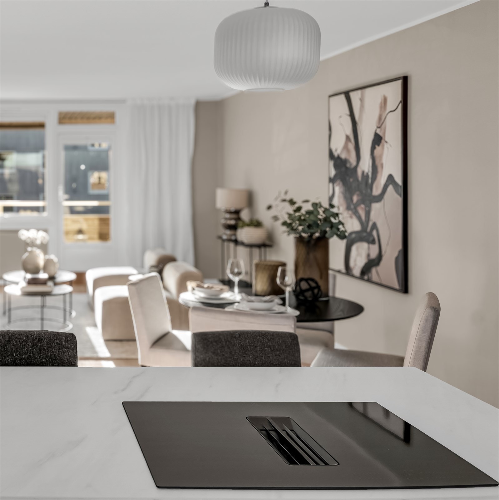 Induksjonstopp med nedsug fra Electrolux. Galleribilde