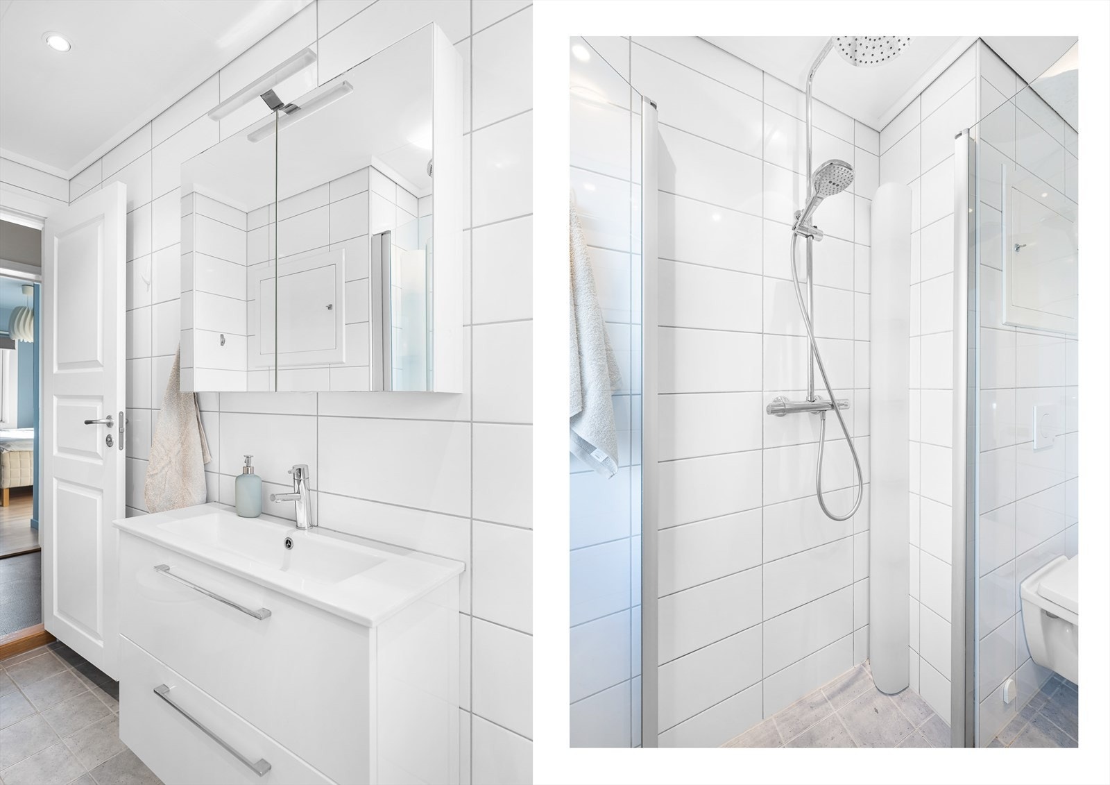 Badet ble oppgradert i regi av borettslaget i 2016. Galleribilde