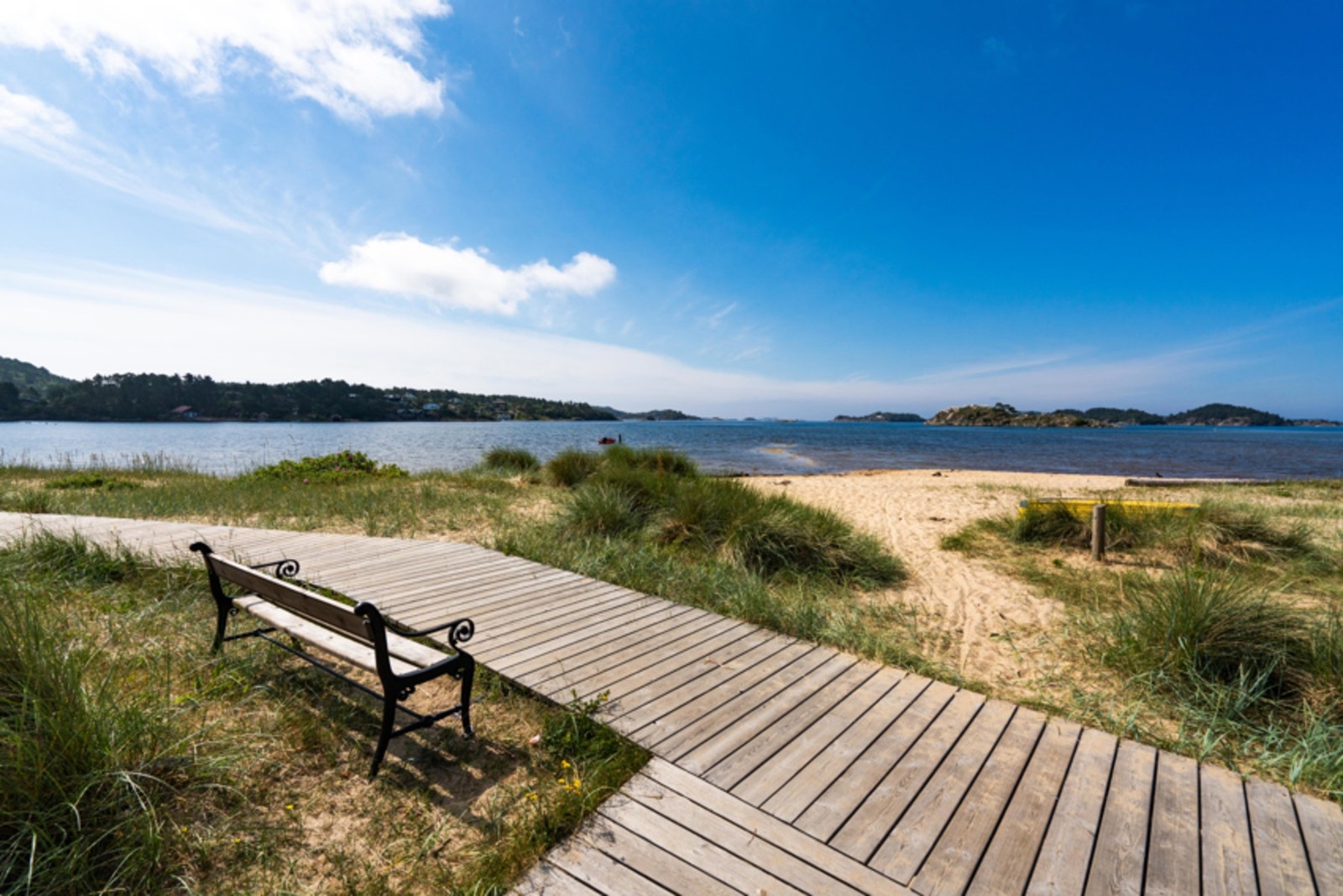 - Årosstranden med strandsti - Galleribilde