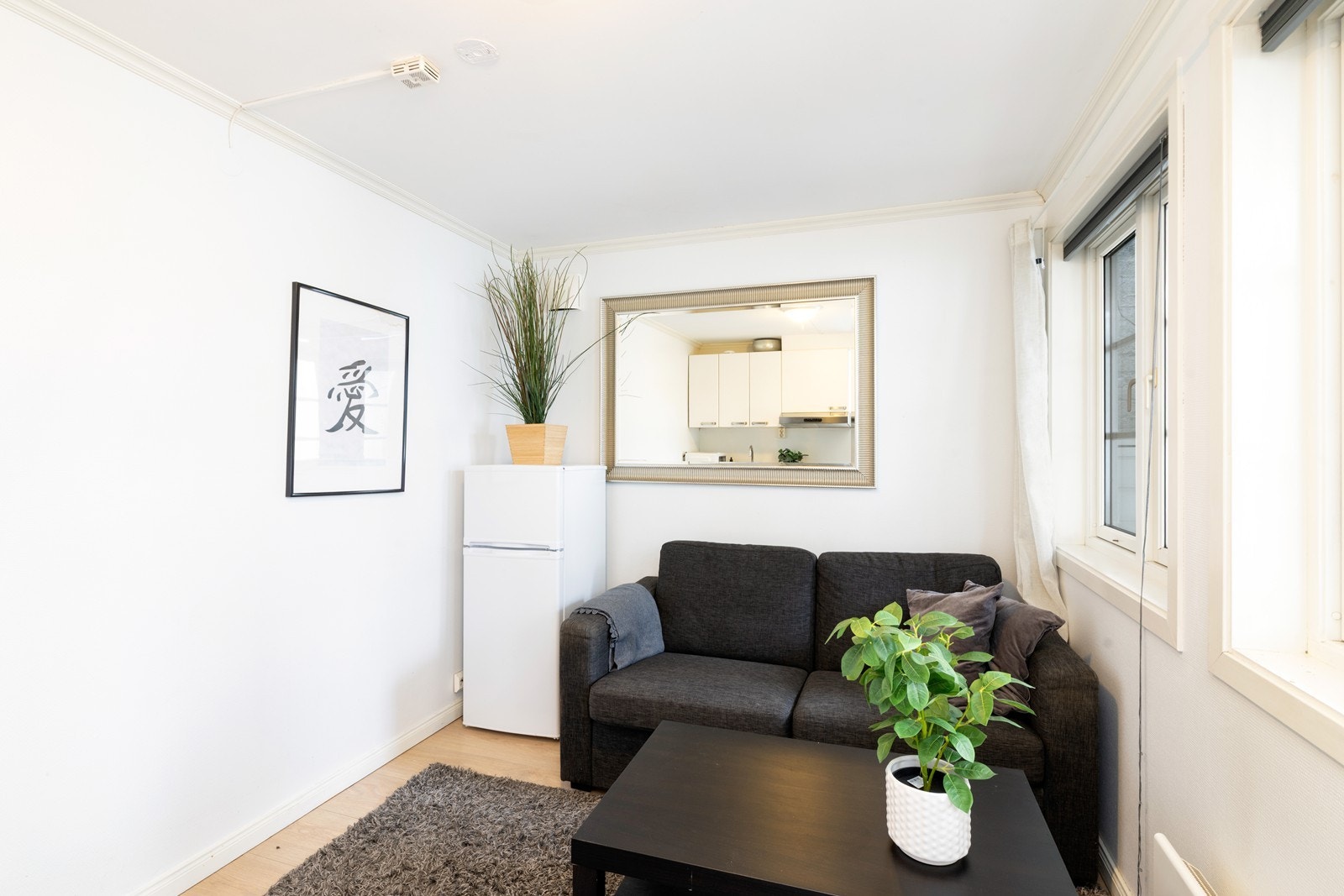 Tilleggsdel: Plass til sofa med bord. Galleribilde