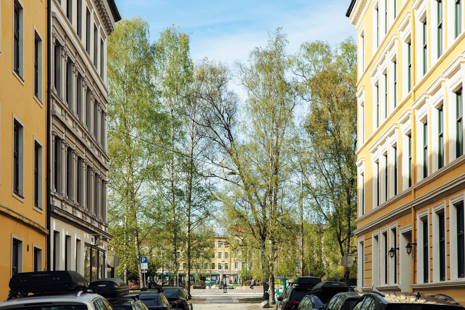 Nærmeste trikkestopp ligger ca. 150 meter fra boligen (Birkelunden linje 11,12,18). Herfra går det også buss. Galleribilde