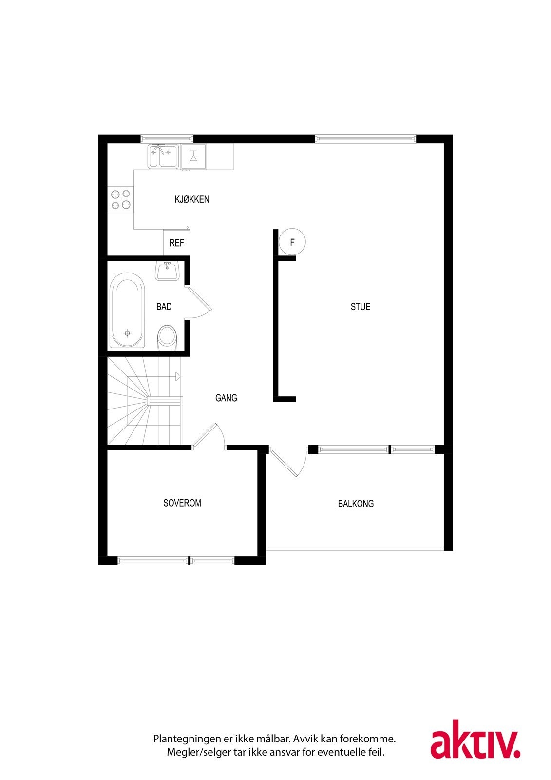 Plantegning 2. etasje Galleribilde