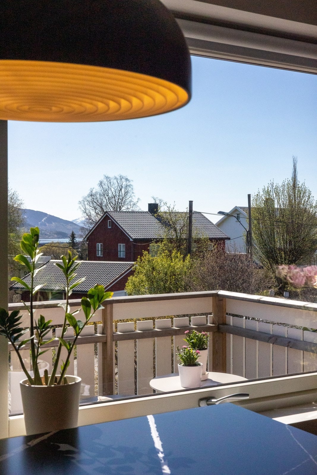 Utsikt fra kjøkkenet. Galleribilde