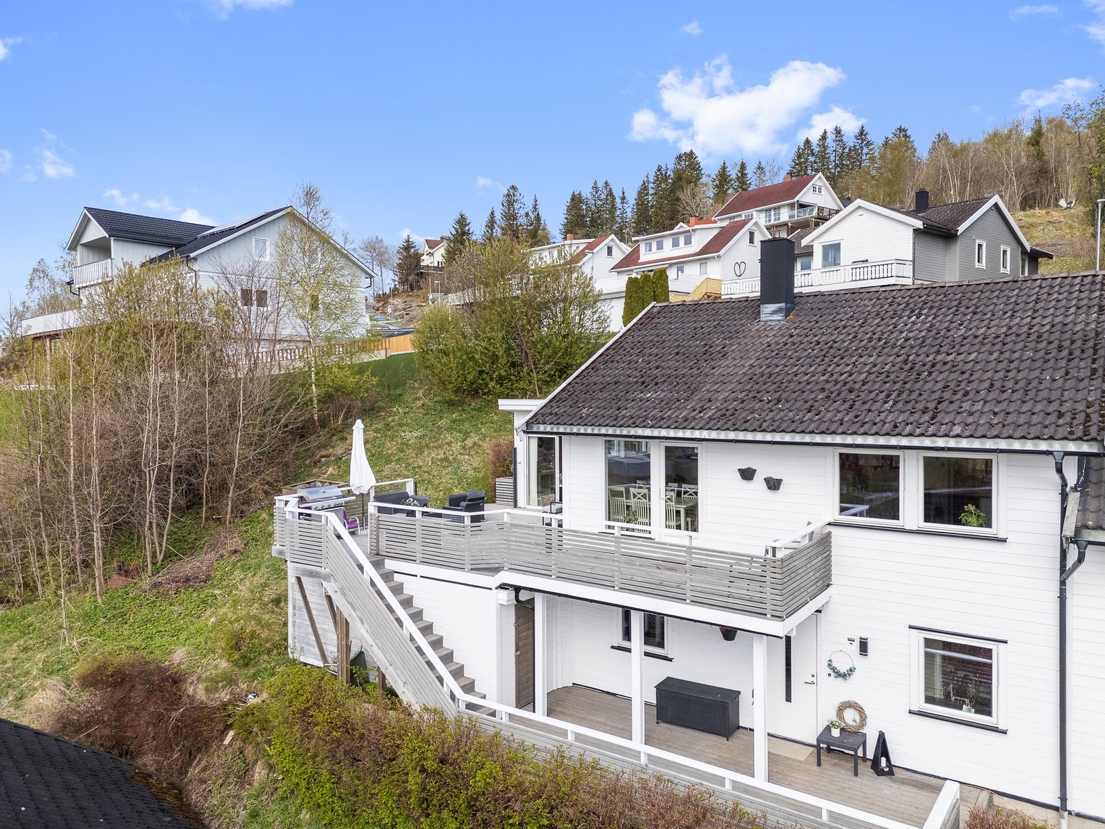 Fasadebildet. Galleribilde