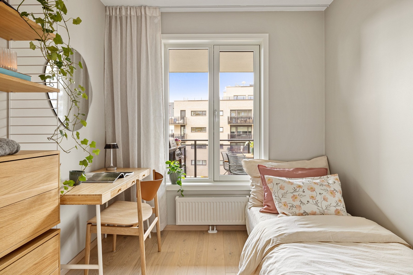 Soverommet har samme gode og moderne standard som resten av leiligheten. Galleribilde