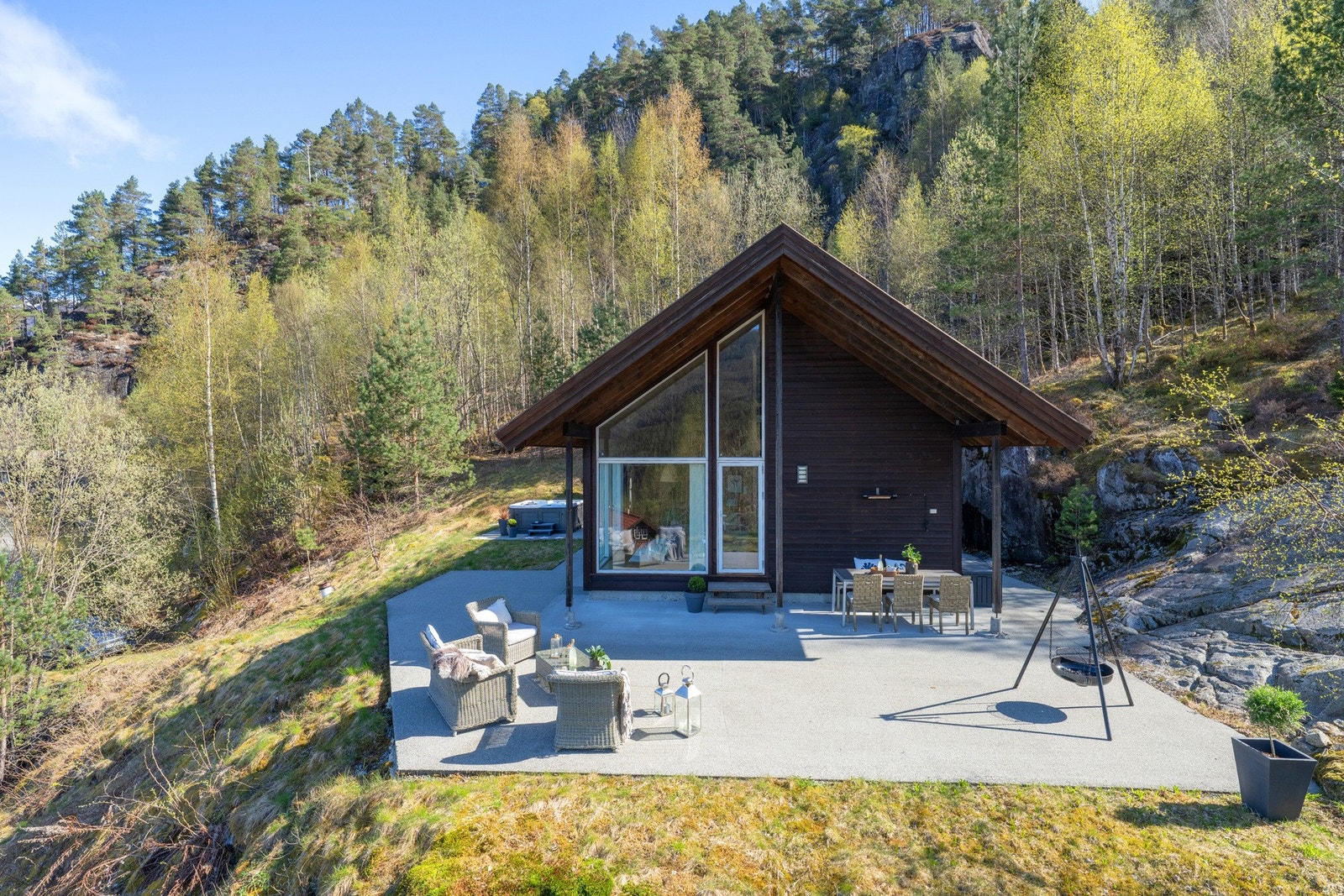 Gode solforhold og uteområde med lite innsyn. Galleribilde
