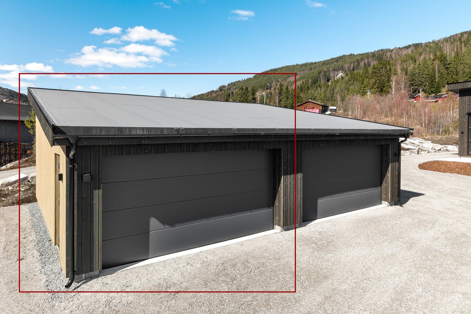 Egen garasjeplass. Galleribilde