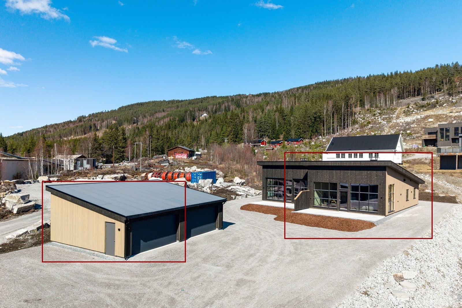 Nyoppført del av en tomannsbolig med en arealeffektiv planløsning. Galleribilde