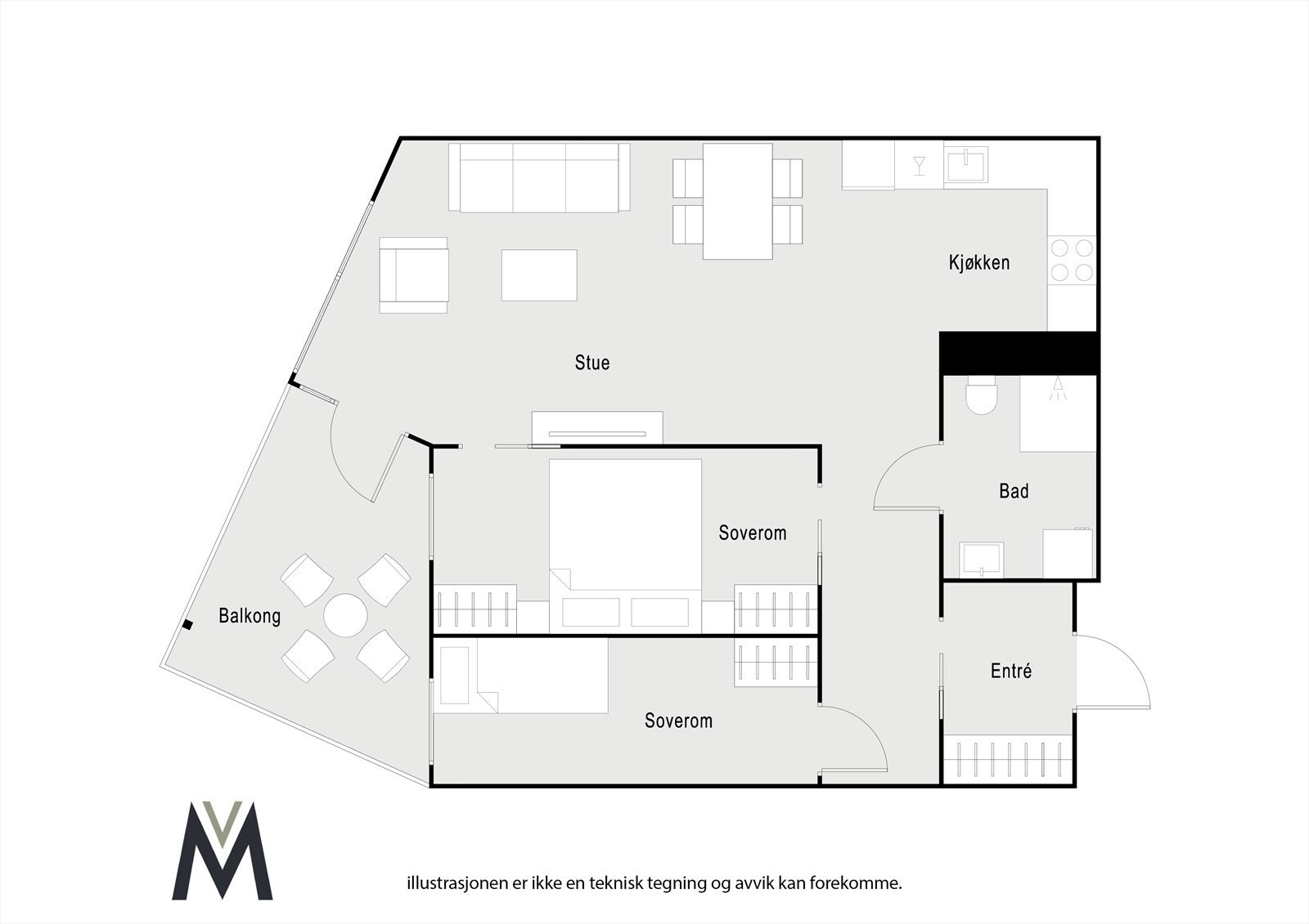 2D planskisse Galleribilde