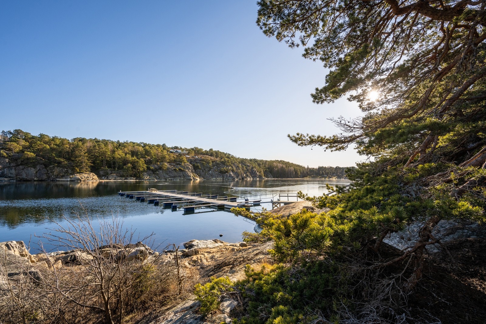 Holtekilen, badeplass og brygger Galleribilde
