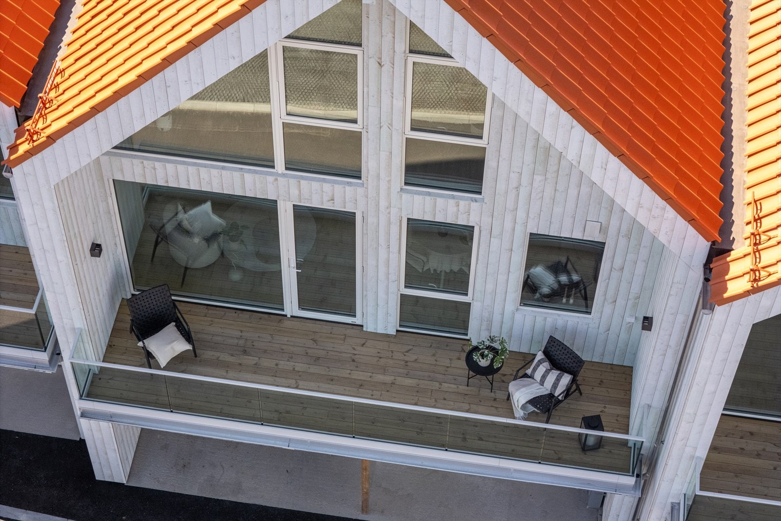 Balkong utenfor stue med nydelig utsikt til Smedasundet Galleribilde