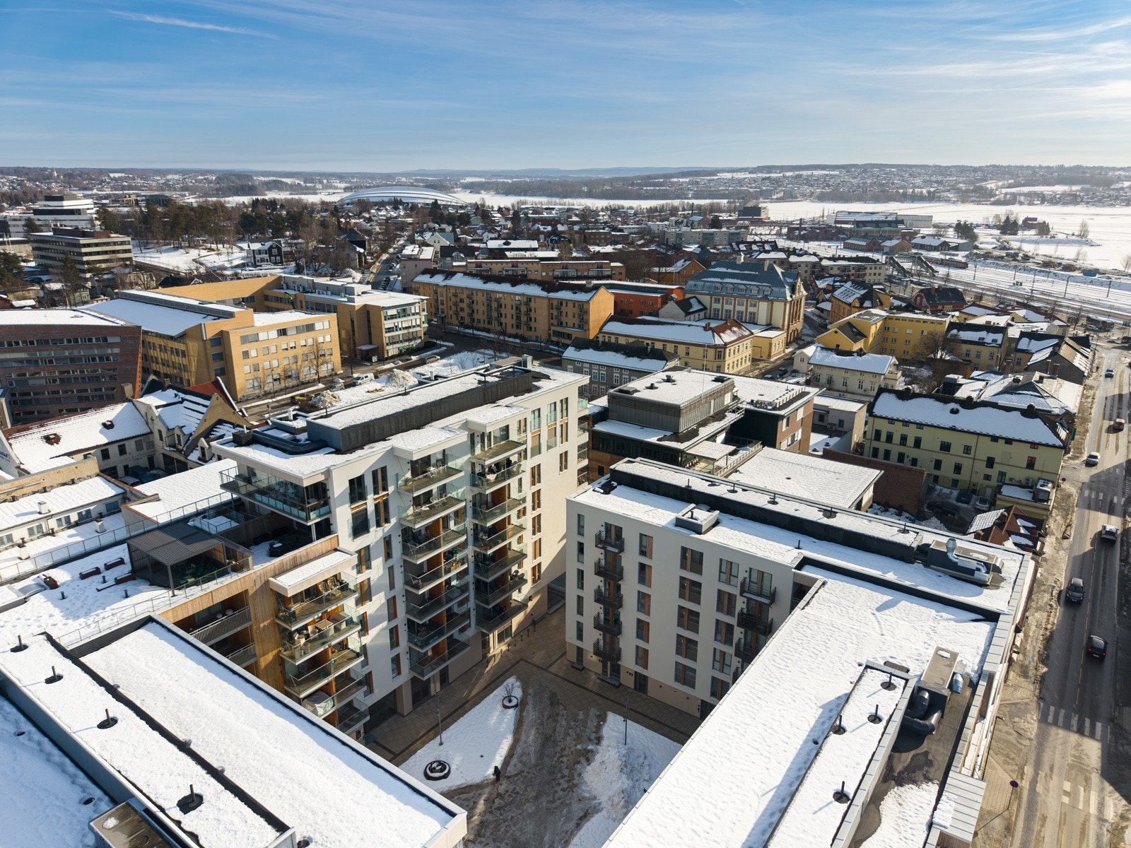 Dronefoto Galleribilde